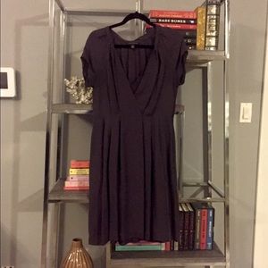 Banana Republic Eggplant A-Line Dress