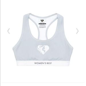 Women's Best Sports bra grey size S.