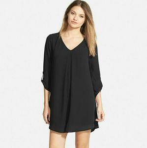 Lush Karly shift dress in black from Nordstrom