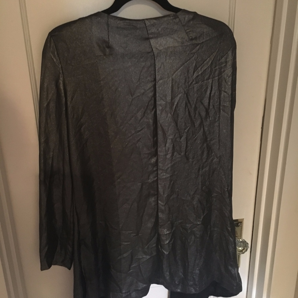 ASTR Open Front Metallic Jacket - Picture 6 of 6