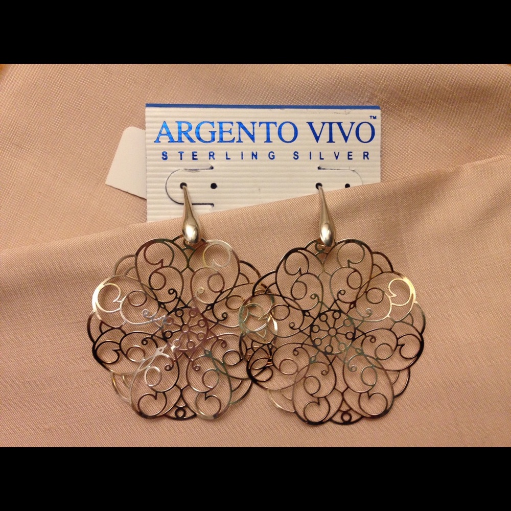 Sterling Silver Pierced Earrings