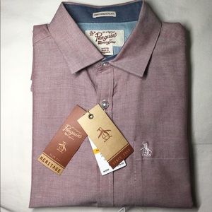 Original Penguin Short Sleeve Button-Down Shirt