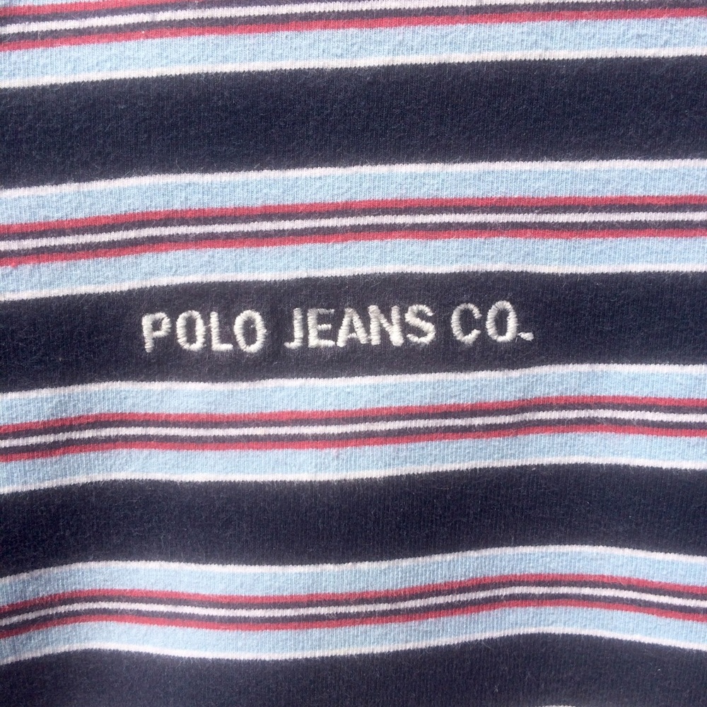 Vintage Polo Ralph Lauren Stretchy Striped Shirt - Picture 5 of 8
