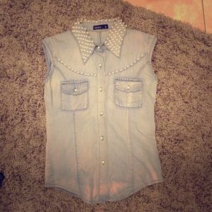 Chambray Detained Tank