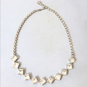 unique vintage crystal rhinestone choker necklace