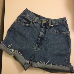 Vintage Ann Klein mom jean shorts