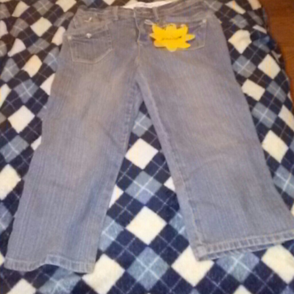 Grane blue jean capris size 12 nwt