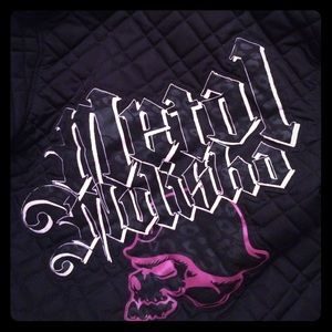 Metal mulisha bomber jacket.