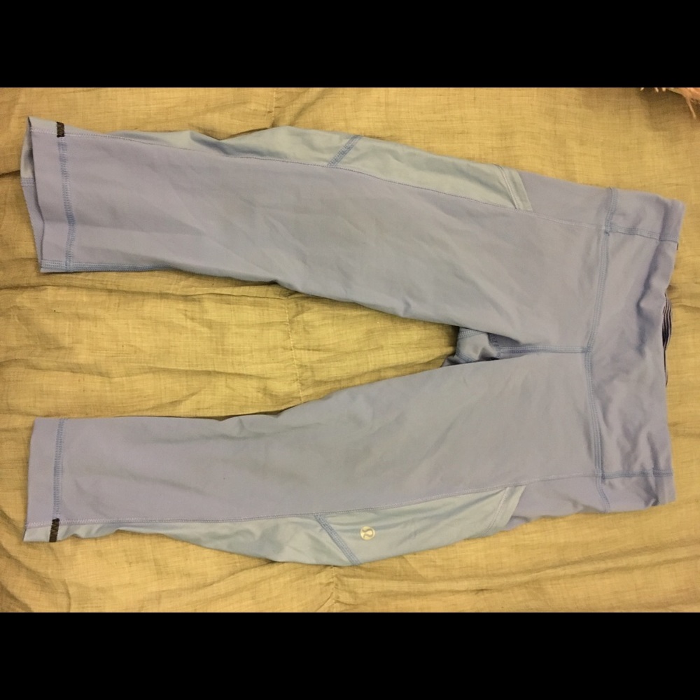 Lululemon Luxtreme Crops - 4 - Light Blue