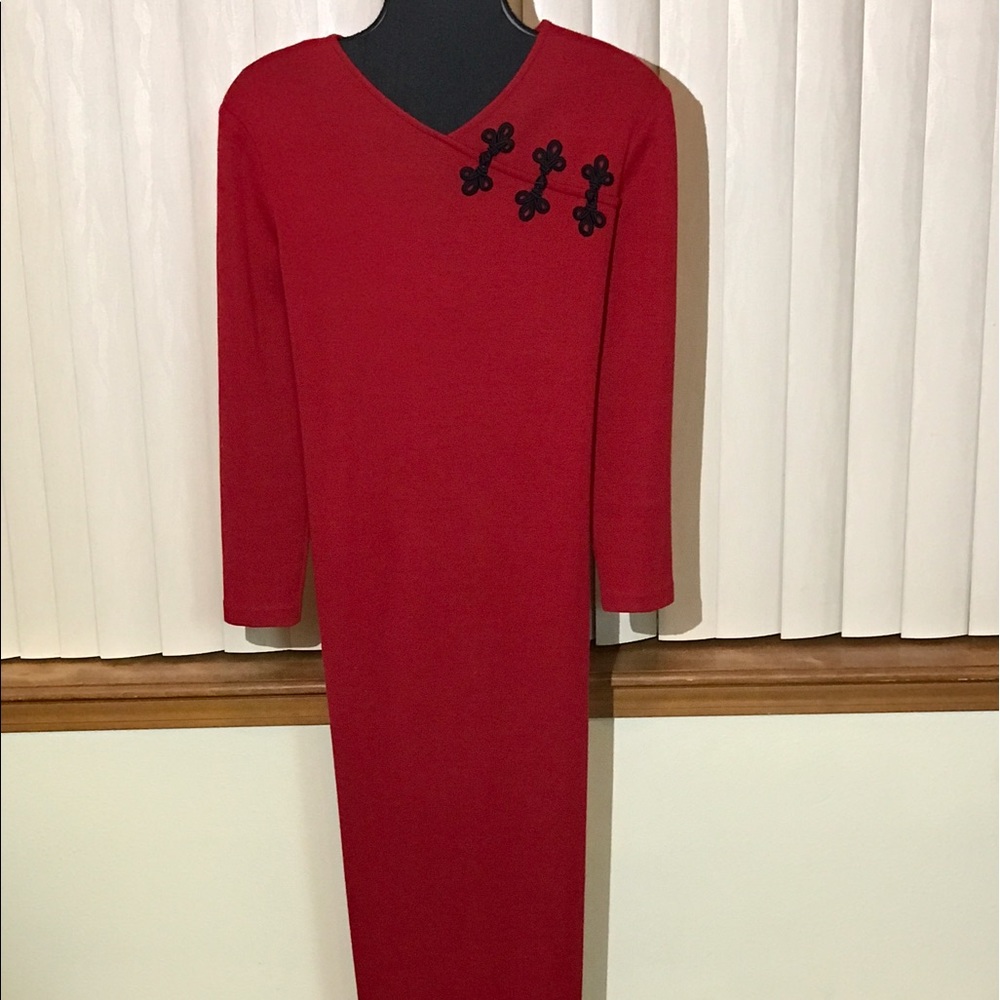 Red dress