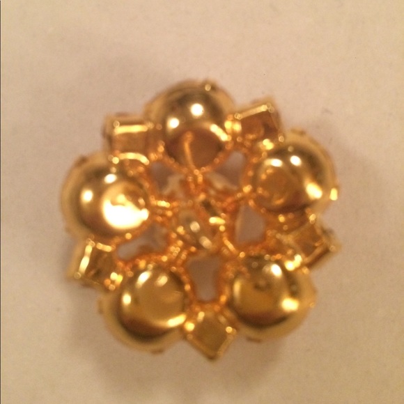 Jewel rhinestone button - Picture 4 of 4