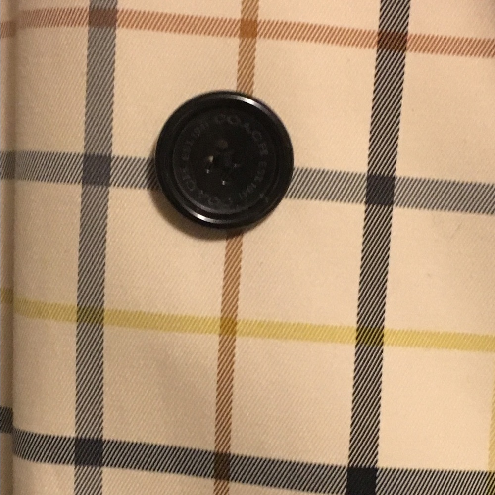 NWT Coach Tattersall Short Trench Coat - Small - Picture 2 of 5