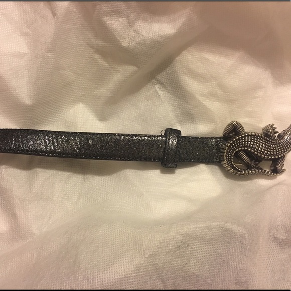 Alligator Luxe foil leather belt? main image 6