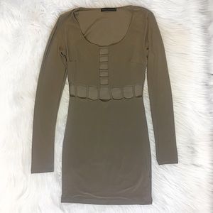 Long Sleeve Cutout Dress