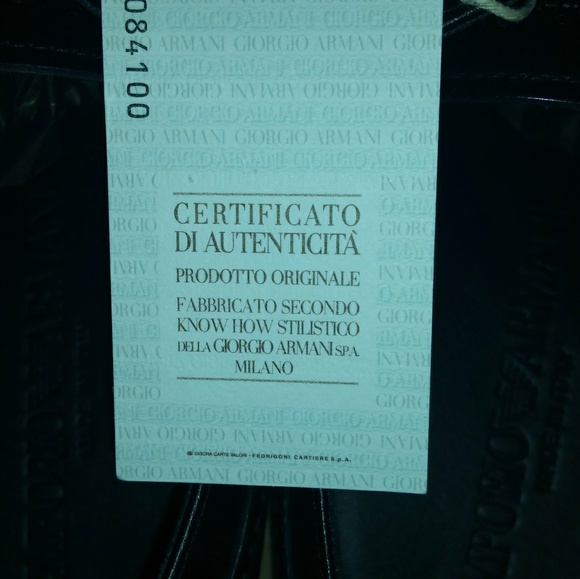 Giorgio Armani black dress shoes NEW - Picture 3 of 3