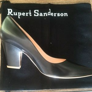 Rupert Sanderson Pierrot Leather Pumps