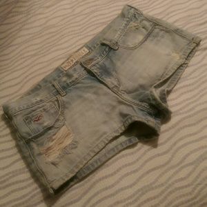 Denim shorts