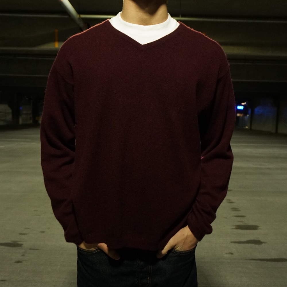 HARRISON MENS V NECK SWEATER