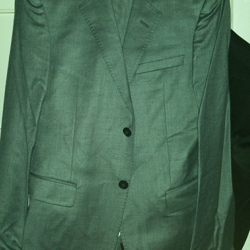 Emporio Armani David Line 2 button grey suit