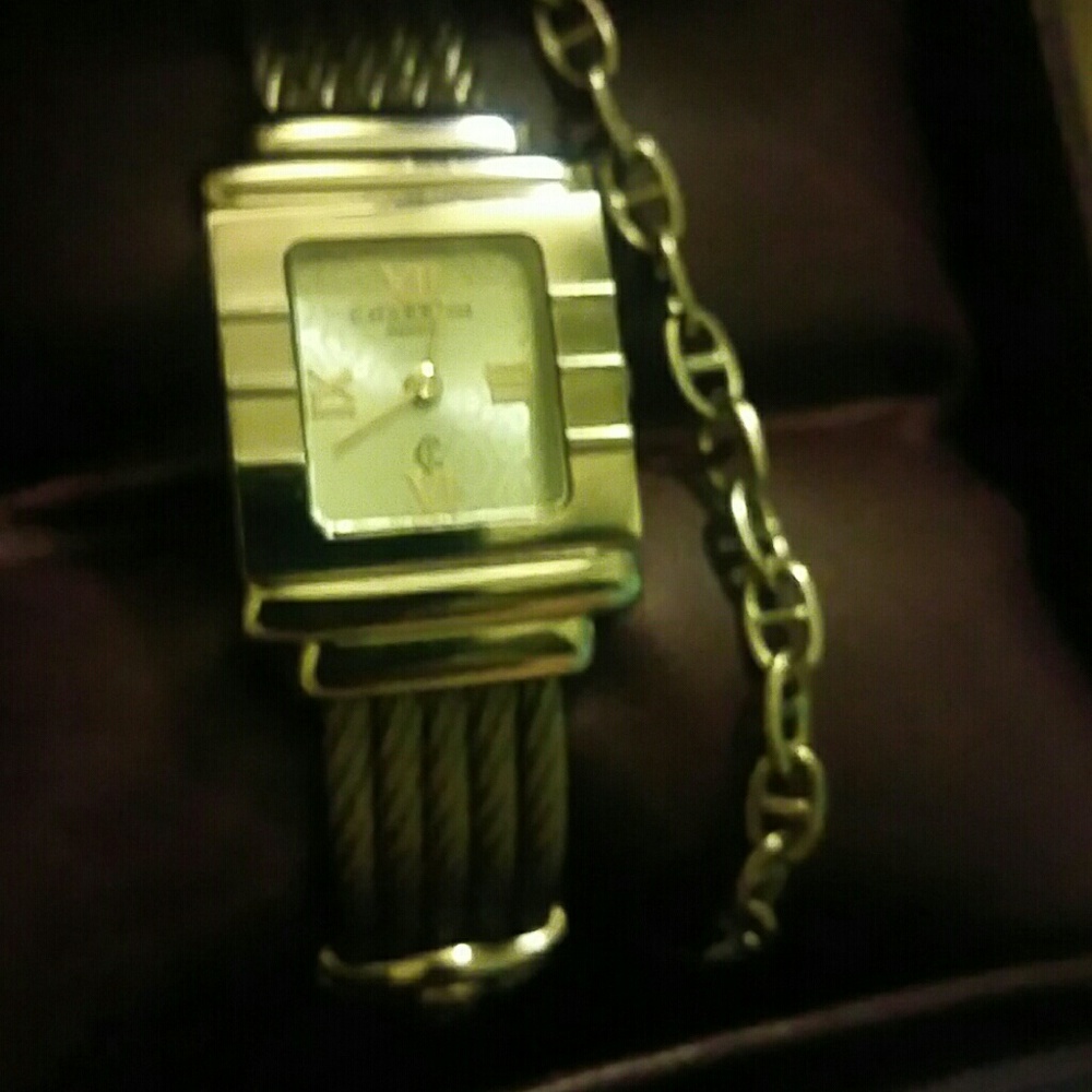 Auth CHARRIOL GENEVE STAINLESS WATCH