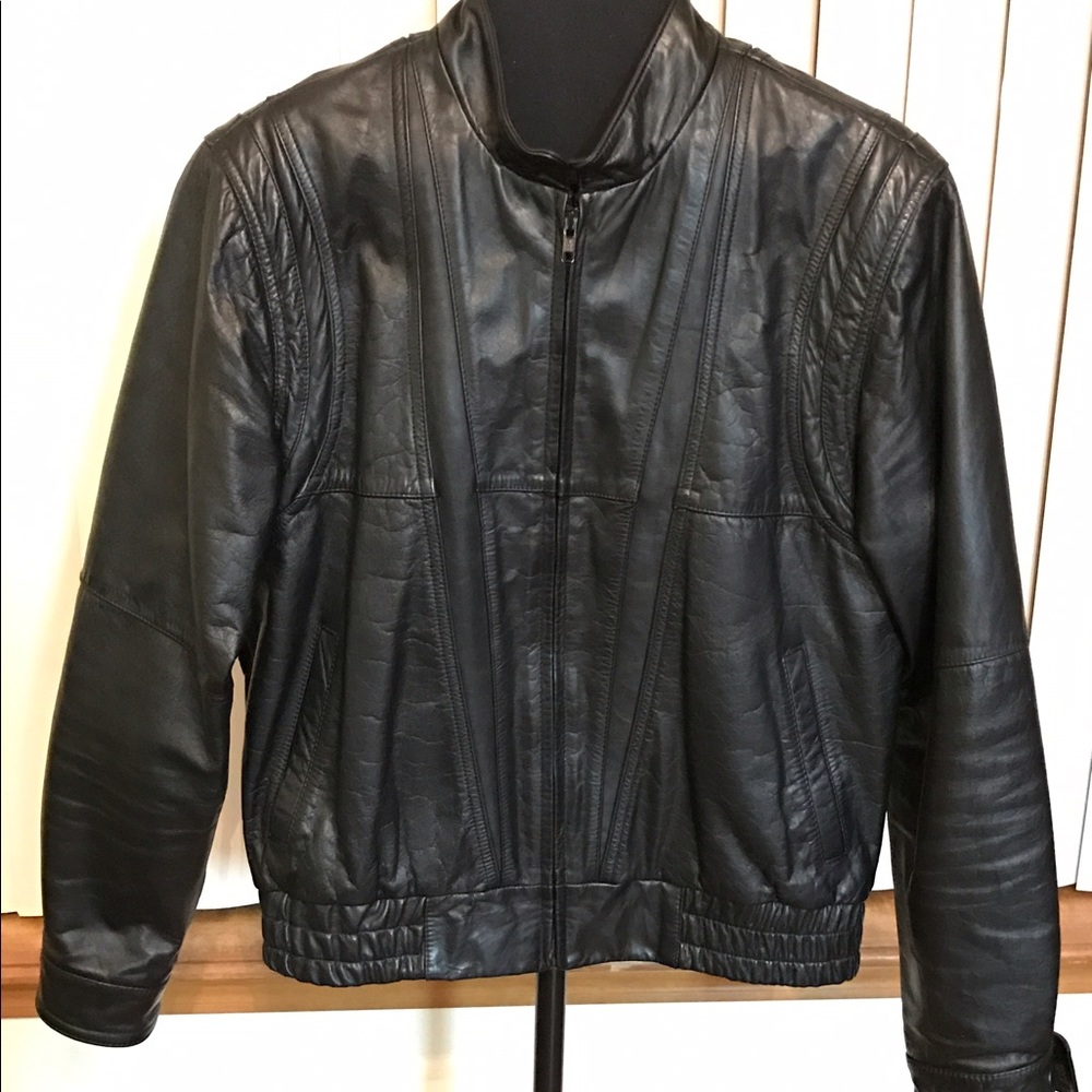 Men's leather jacket