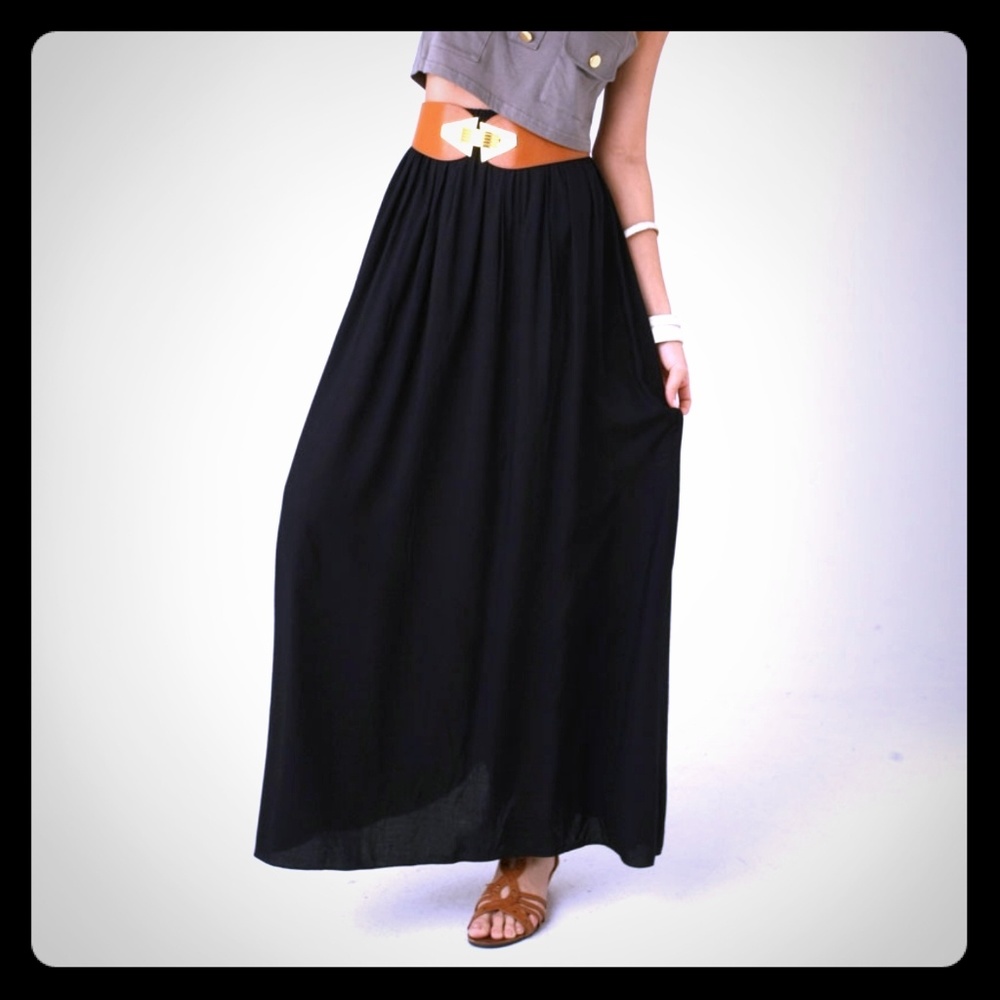 Rayon Long skirt/maxi skirt