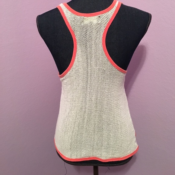 Adorable White Mesh Top - Picture 3 of 3