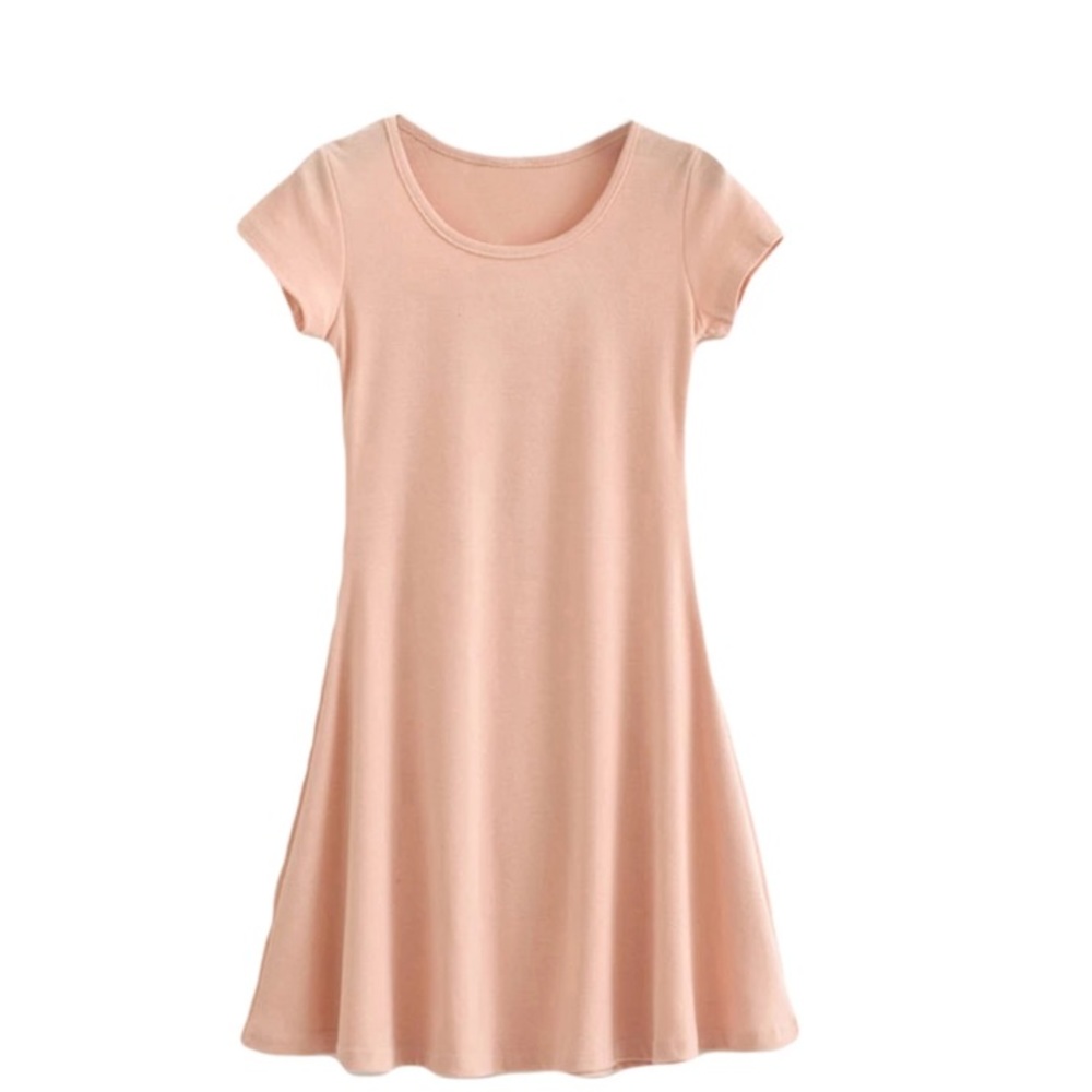 Light pink casual dress