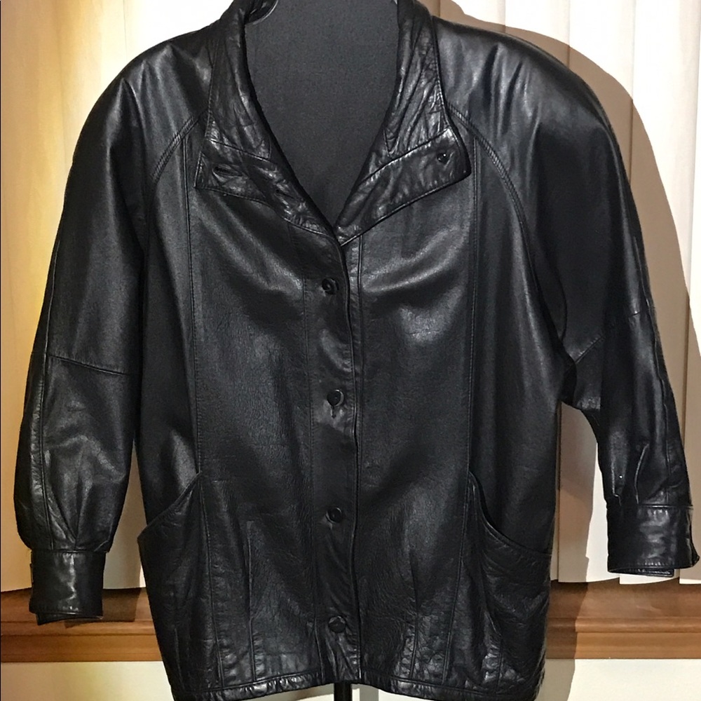 Women's leather jacket