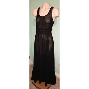 Sheer Black Maxi Dress