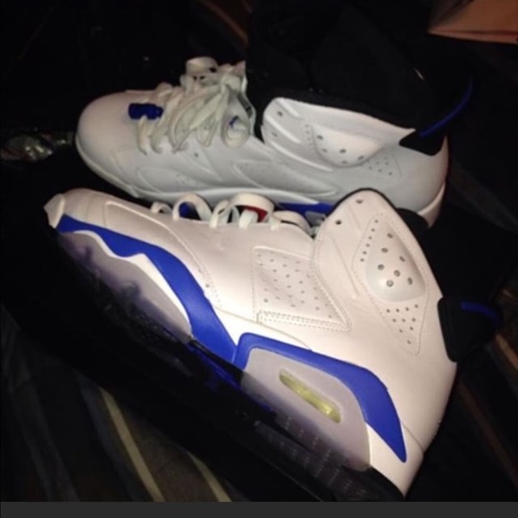 SOLDAir Jordan retro 6 Sport blue - Picture 3 of 5