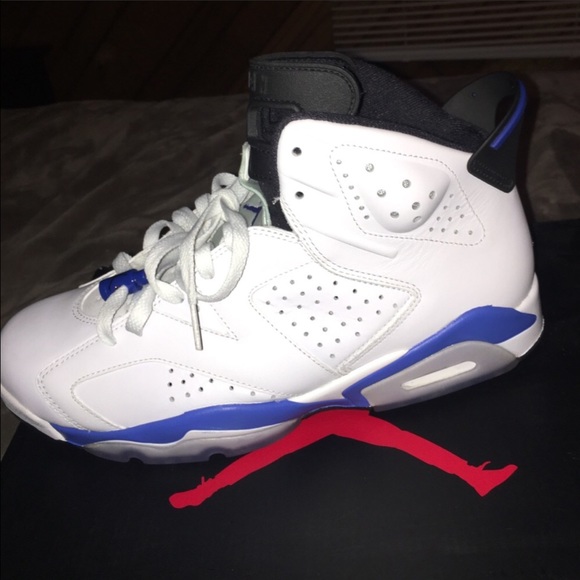 SOLDAir Jordan retro 6 Sport blue - Picture 4 of 5