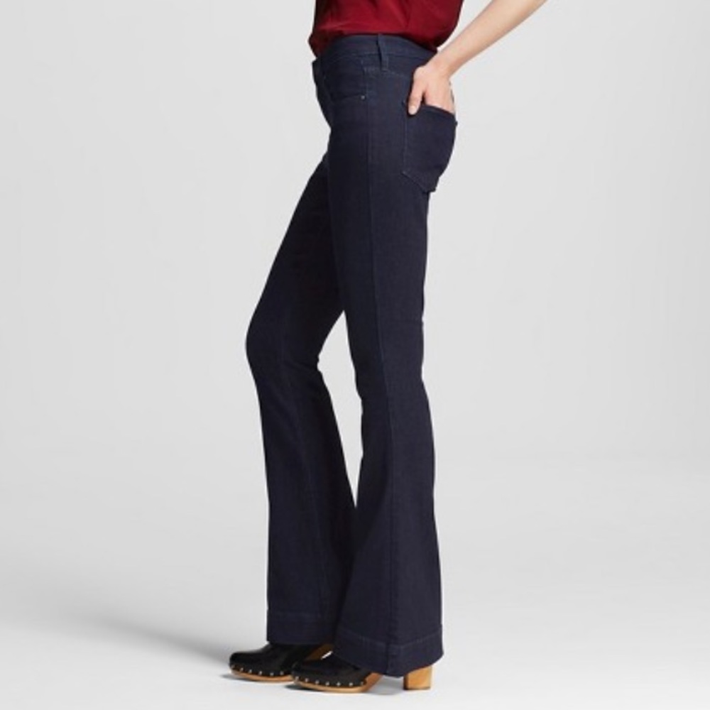 High Rise Flair Dark Wash Jeans