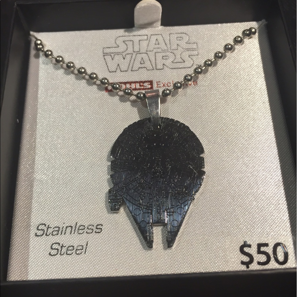 Millennium Falcon necklace