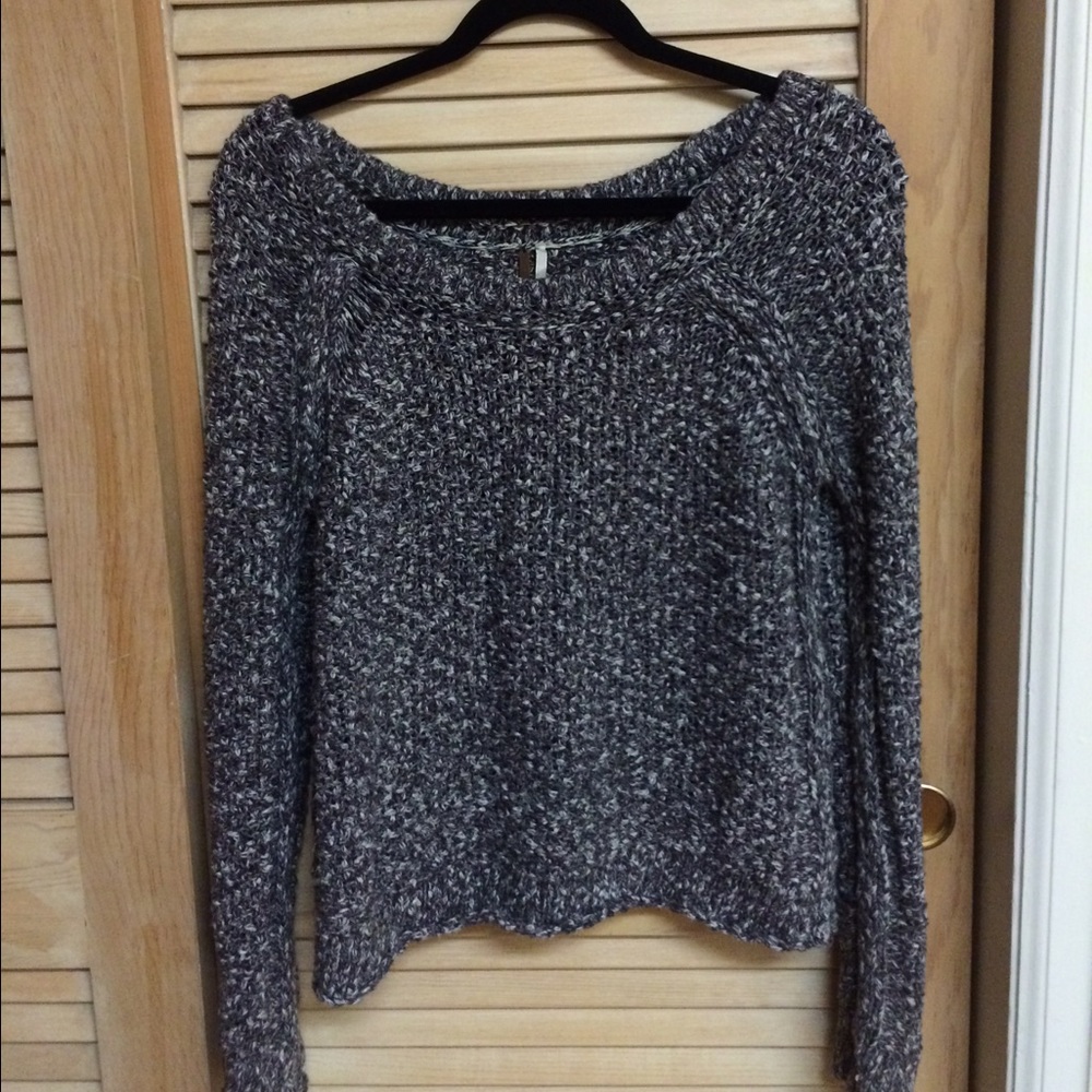 Free People Cable Knit Sweater