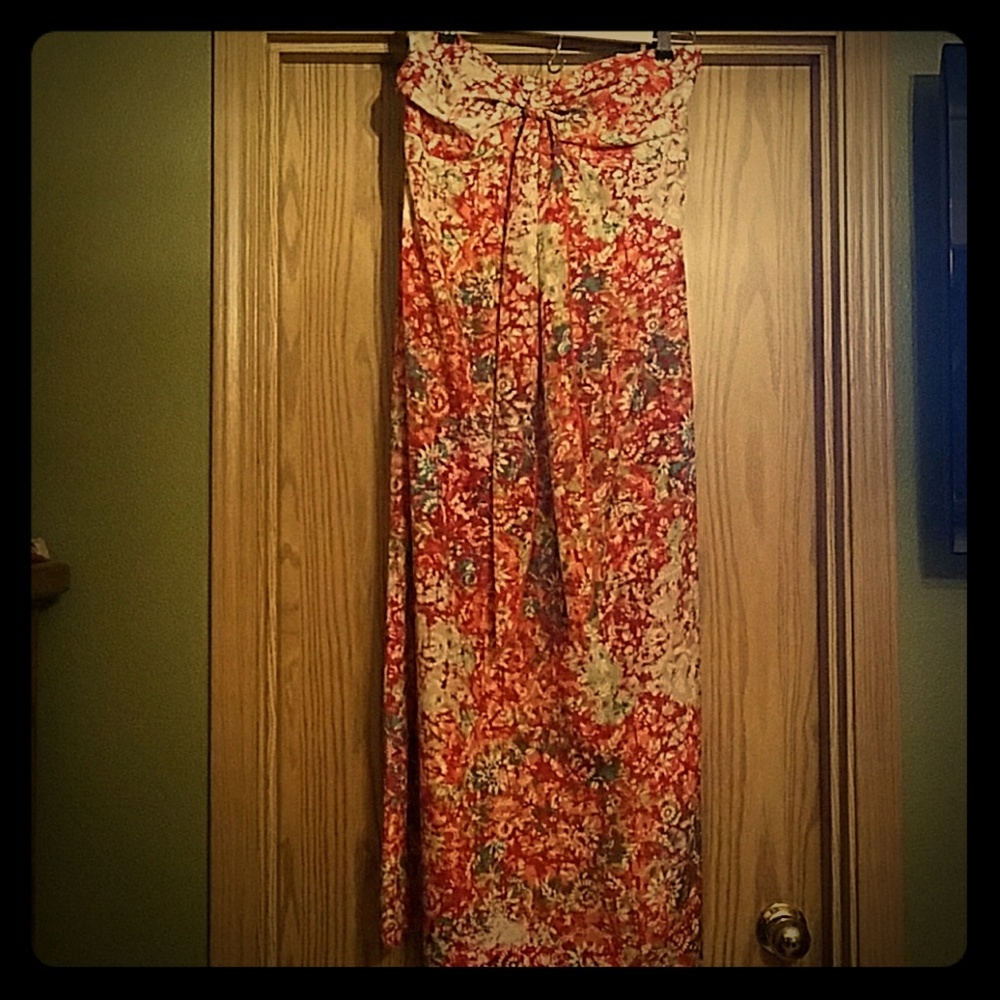 Unique long dress