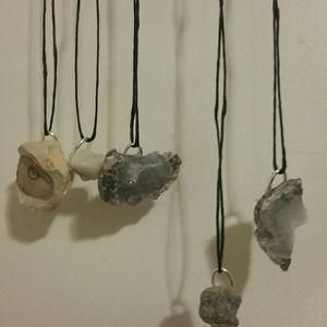 Stone, crystal, gemstone necklaced