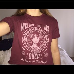 OBEY crop top