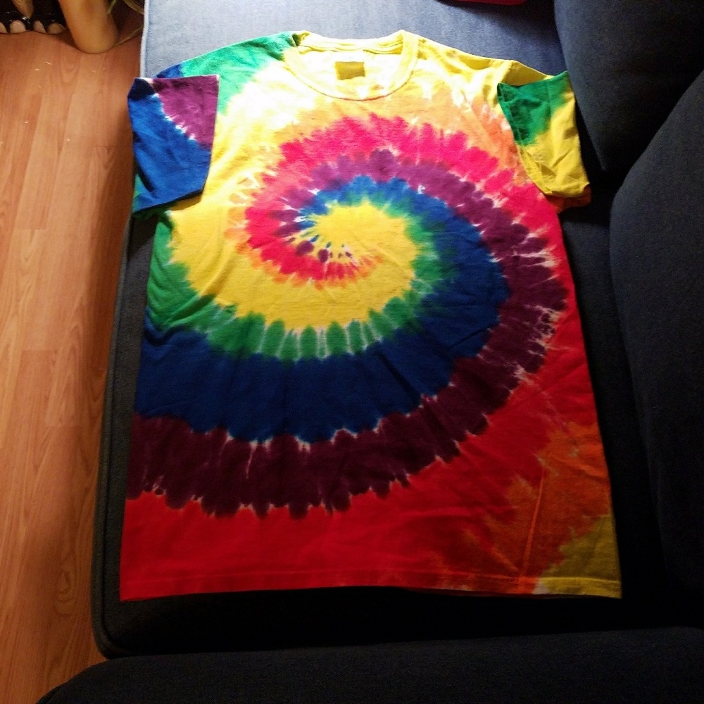 Brand New without tags Hand dipped Rainbow Tye Dye