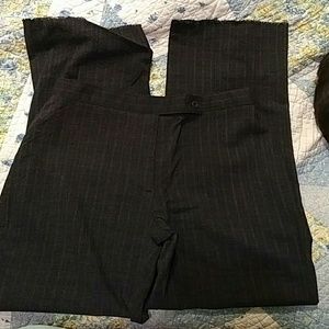 Dark gray pinstripe EXPRESSIONS slacks, size 4