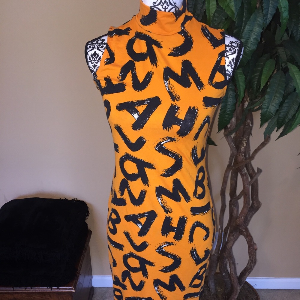 Alphabet Pencil Dress by ASOS