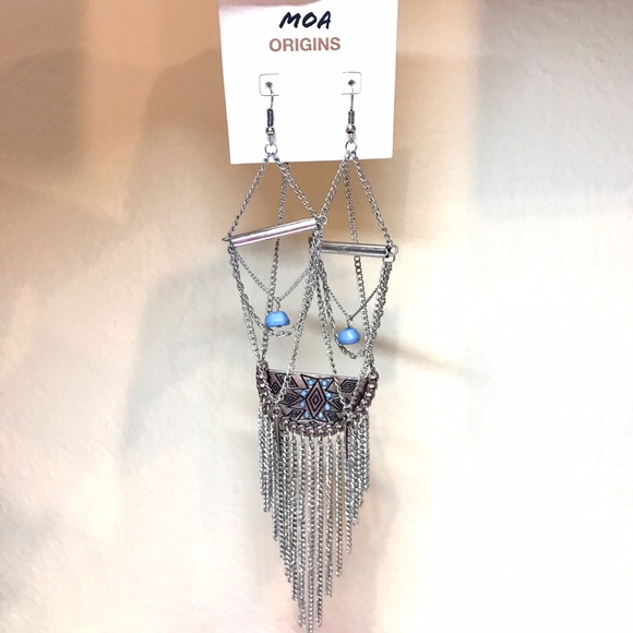 ✨NWT MOA Necklace & Earrings set from France💙 - Picture 2 of 8