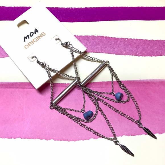 ✨NWT MOA Necklace & Earrings set from France💙 - Picture 6 of 8