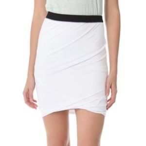T by alexander wang Pique Twist skirt