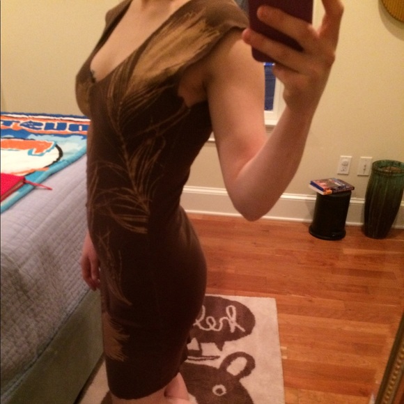 Casual feather dress - Picture 3 of 4