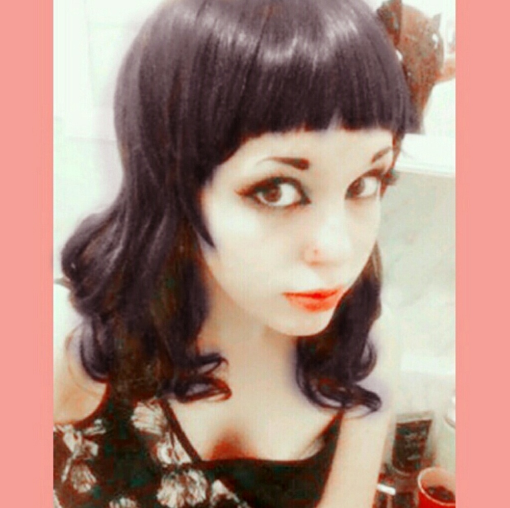 Wig human /synthetic blend
