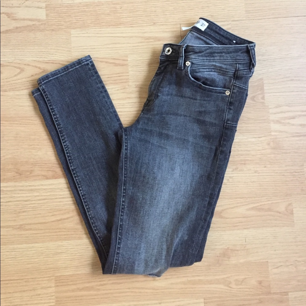 Mango Grey Uptown Push-up Jeans