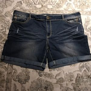 Fashion bug Jean shorts stretchy