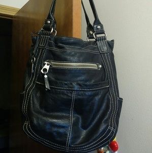 FOSSIL LEATHER BAG price firm!