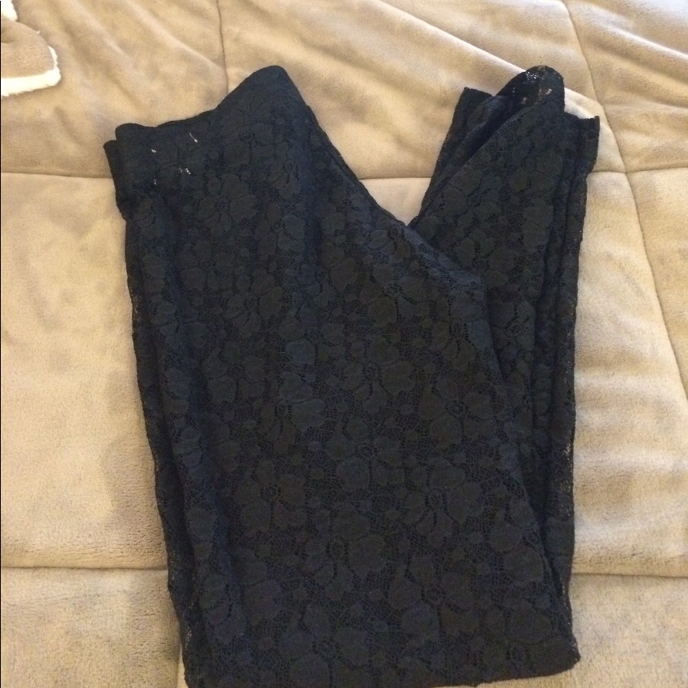 American Eagle lace leggings size small